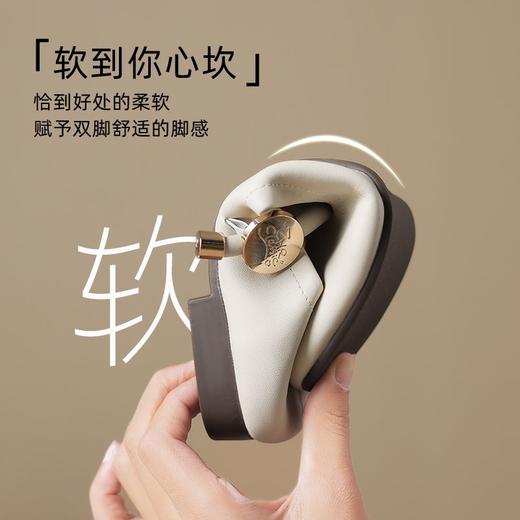 ZHR则则巴恩风平底玛丽珍鞋女2025新款软底豆豆鞋不累脚超软单鞋 商品图4
