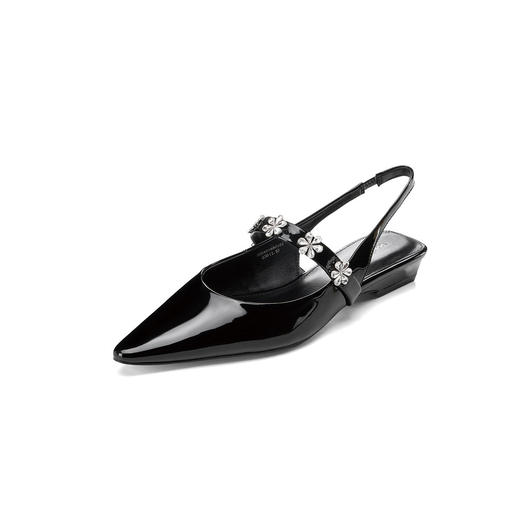 Westory2025年春季尖头平跟玛丽珍单鞋后空凉鞋S25AH58801 商品图2