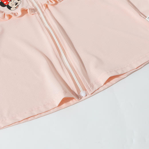迪士尼2025春夏新款女童轻薄外套米妮印花网眼透气冰皮遮阳踏青外套 商品图9