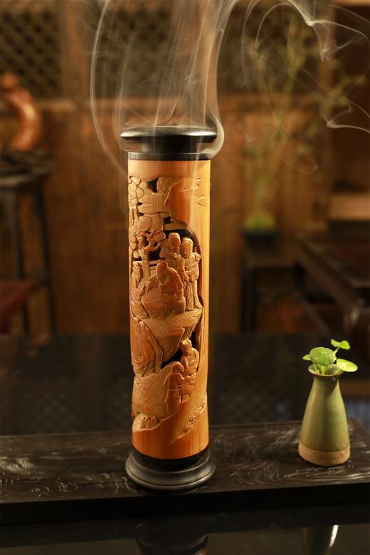 东山报捷°竹香筒25*6cm 商品图5