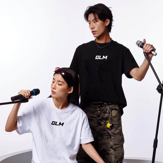 GENIOLAMODE情侣款精梳棉T恤 明星同款 亲肤舒适透气 百搭宽松落肩版型 商品图2