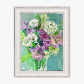 张西《女神的礼物》油画39CM*29CM 手绘油画布雅致小品【YH0054】