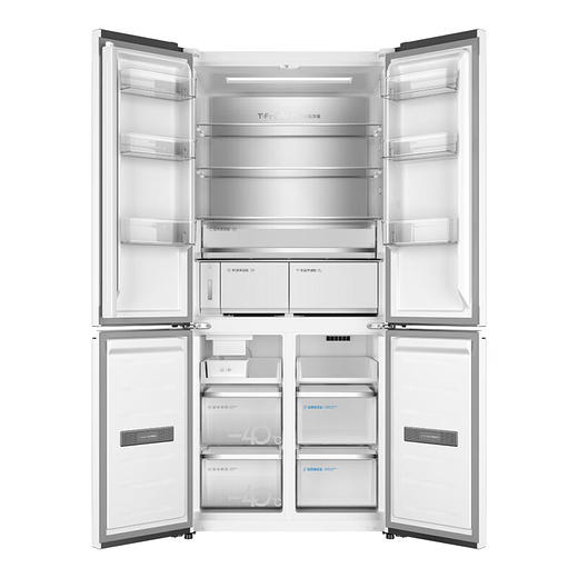 TCL456L超薄平嵌十字冰箱_58cm超薄_-40晶态膜锁鲜_全自动制冰_APP互联R456P12-UQB（线下同款） 商品图4