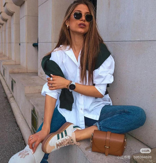 阿迪𝐆𝐚𝐳𝐞𝐥𝐥𝐞 𝐁𝐨𝐥𝐝厚底德训 女款正码 商品图4