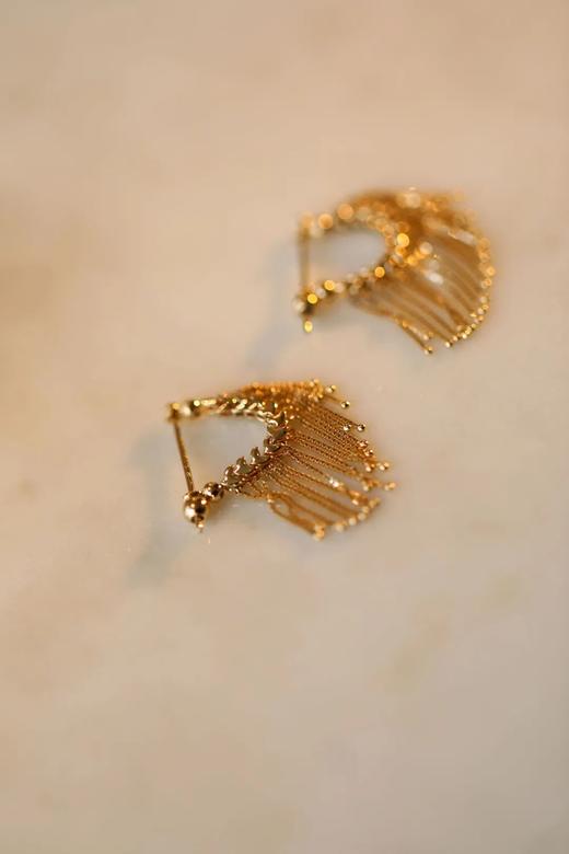 风吹麦浪轻奢耳环 商品图7