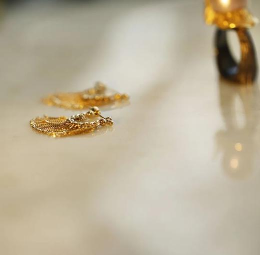 风吹麦浪轻奢耳环 商品图1