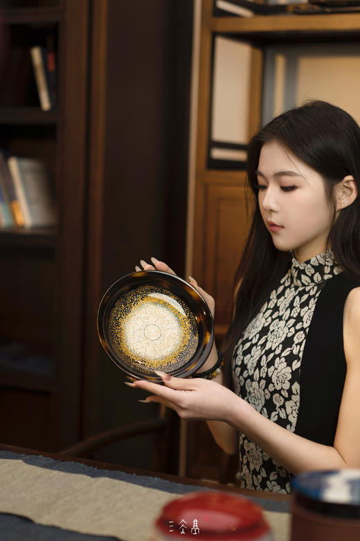 三希堂  流霞系列  金漆果盘 商品图6