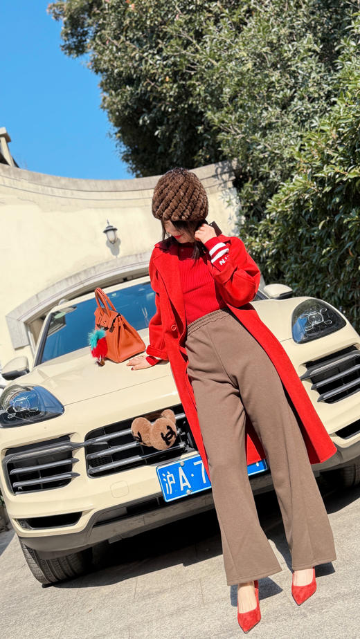 Westory2025年春季绒面尖头高跟简约通勤百搭浅口单鞋W25AE57961 商品图4