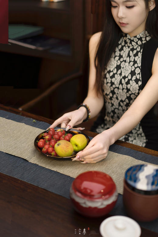 三希堂  流霞系列  金漆果盘 商品图2