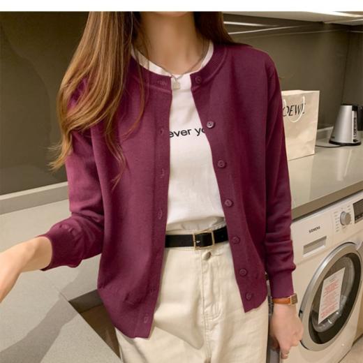 💗小野日记Yono's Diary这款「软糯温柔系针织衫」 ✨简直是春秋穿搭，👋🏻8种配色+显瘦版型，通勤约会逛街一键切换🌸 商品图3