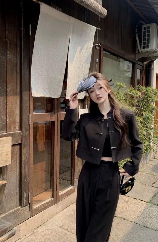 🌸首发!!【伊泺杉新中式国风套装】美到想焊身上 ！🌞我好像发现了新中式穿搭的天花板！ 与美好撞个满怀~ 商品图5