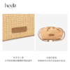 heelz设计师手工包包｜度假风拉菲草Tote包 商品缩略图4