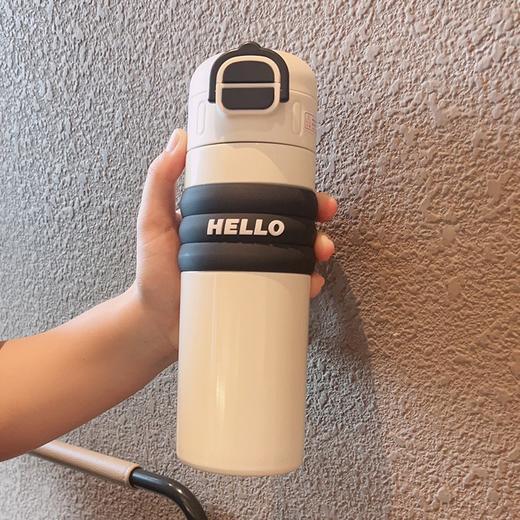 【多巴胺保温杯，颜值入坑，一杯双饮~】新款卡通双饮水杯 316不锈钢保温杯 便携弹跳水杯子 学生便携吸管杯-QQ 商品图12