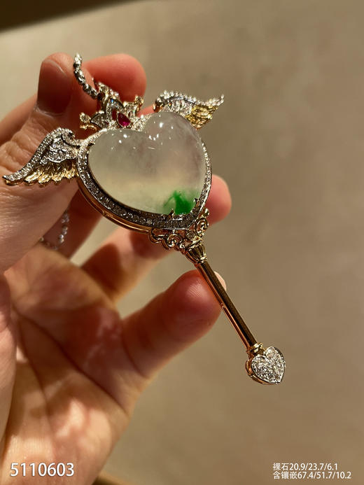 5110603，心形吊坠。具体价格微信咨询 商品图0