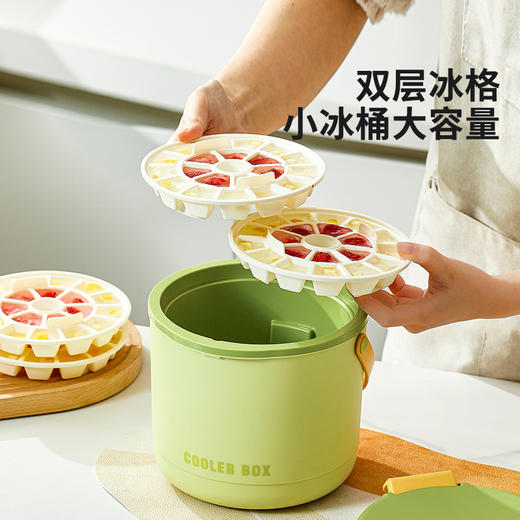 摩登主妇冰桶装冰块便携小冰桶家用冰块存放桶香槟桶高级感冰块桶 商品图3
