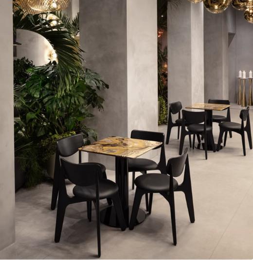 TomDixon古典北欧风轻奢白橡木家用靠背家用餐椅吧椅轻奢高级感slab 商品图3