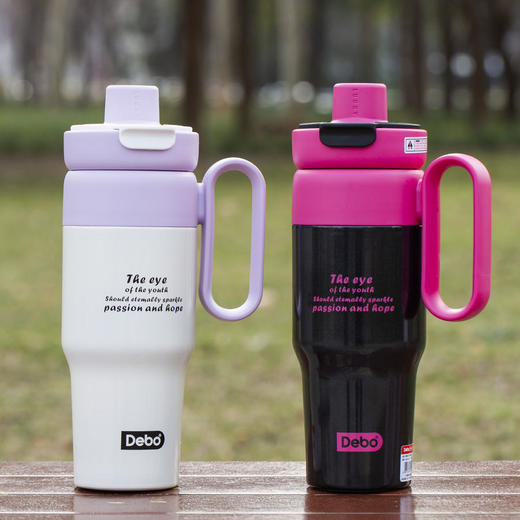 热卖！德铂梅洛尼316不锈钢巨无霸保温杯茶水分离滤网五层保温工艺600ml大容量 商品图5