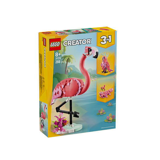 乐高LEGO 野生动物：粉红火烈鸟LEGC31170 商品图0