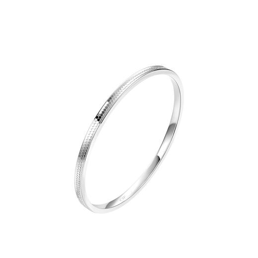 AB40397-A-X016AB0038002 周大福CHOW TAI FOOK 时尚百搭爆闪鱼鳞银手镯女送礼-AB40397 商品图1