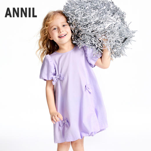 女童短袖连衣裙夏季新款安奈儿童装实体店同款XG523643 商品图2