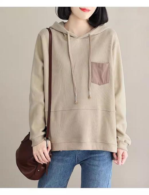 裁缝学苑AS435宽松连帽卫衣纸样女装新款上衣服装打板版型 商品图4