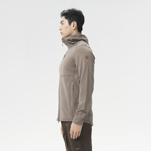 北极狐 男士户外抓绒衣外套 2025春秋G1000户外徒步连帽衫81479 商品图1