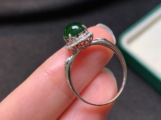蛋面翡翠戒指 商品图3