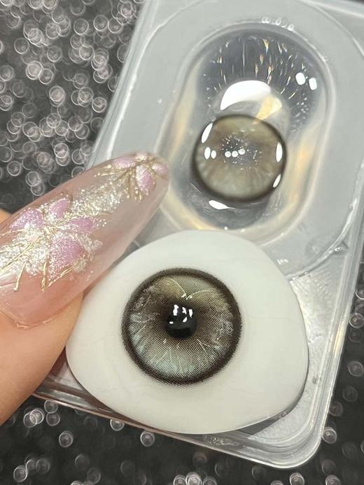 huohuocon 半年抛美瞳 暮雪蝶蕊 直径14.5mm着色13.8mm 商品图5