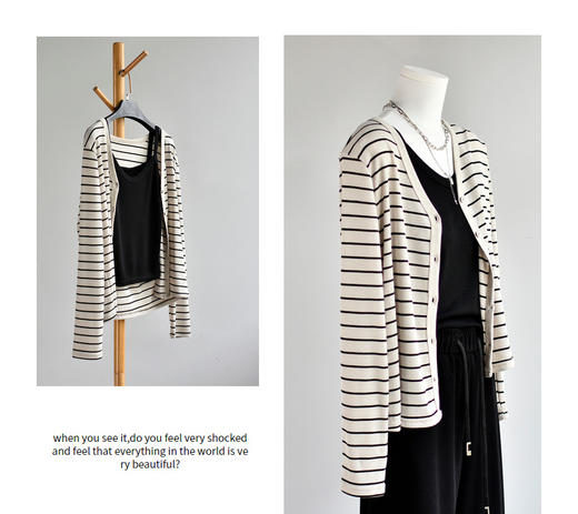 【吊带+开衫套装】春夏新品女装针织吊带开衫套装 防晒清凉空调衫 商品图8