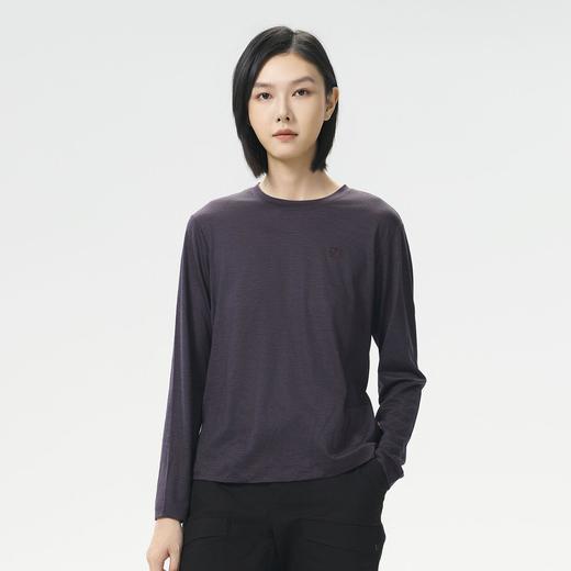 【男女同款】北极狐 户外羊毛长袖T恤衫 2025徒步运动衣012511078 商品图2