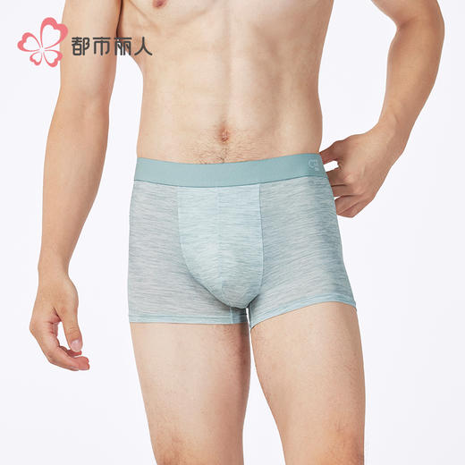 都市丽人简约基础锦纶平角网眼冰丝平角裤FKHC24 商品图1