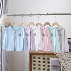 【儿童轻薄凉爽连帽防晒衣】冰丝薄款儿童防晒衣透气防晒男童女童防晒服宝宝皮肤衣夏季防晒衫。ry