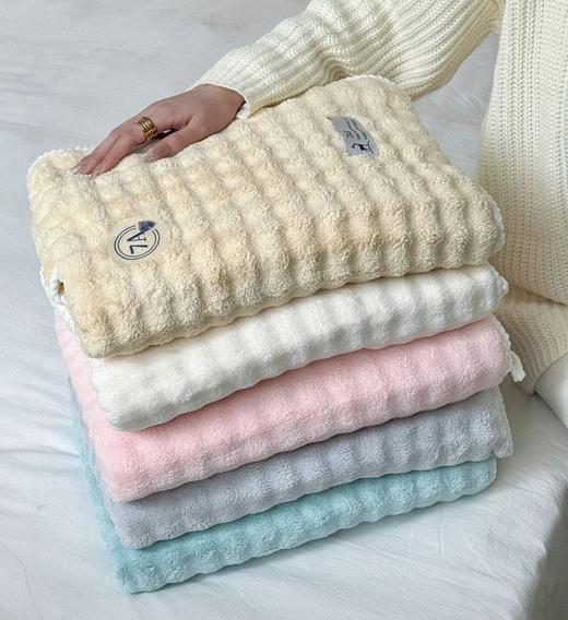 心选丨雅鹿·速干7A级抗菌 绒毛浴巾+毛巾组合装 商品图5