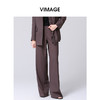 VIMAGE纬漫纪秋季新款修身显瘦百搭直筒西装裤子V2005611 商品缩略图0