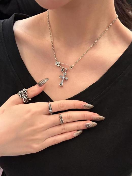 稀有款柜子断货王被问了好多遍的克罗心别针项链我先冲了太哇塞了吧！！男女同款情侣系（EJ） 商品图9