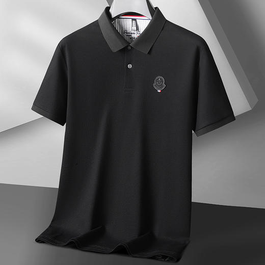 【100%棉】【DK】大依优型大码短袖POLO衫商务休闲棉夏季薄款上衣男士加大码翻领半袖体恤胖子 商品图5