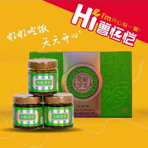 山西平顺花椒芽菜油辣椒酱 礼盒装 油辣椒酱拌饭酱下饭菜太行山精选辣椒制作送礼推荐 商品图0