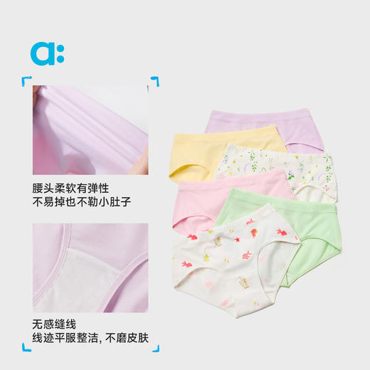 【春Vol.1】allblu幼岚【不卡裤】儿童内裤25春夏新款女童三角裤不卡屁股短裤ZY 商品图4