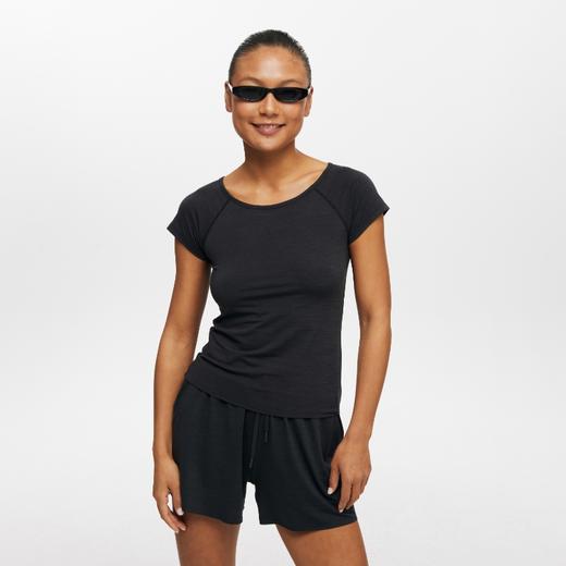 oneup运动插肩合身短袖T恤 商品图2