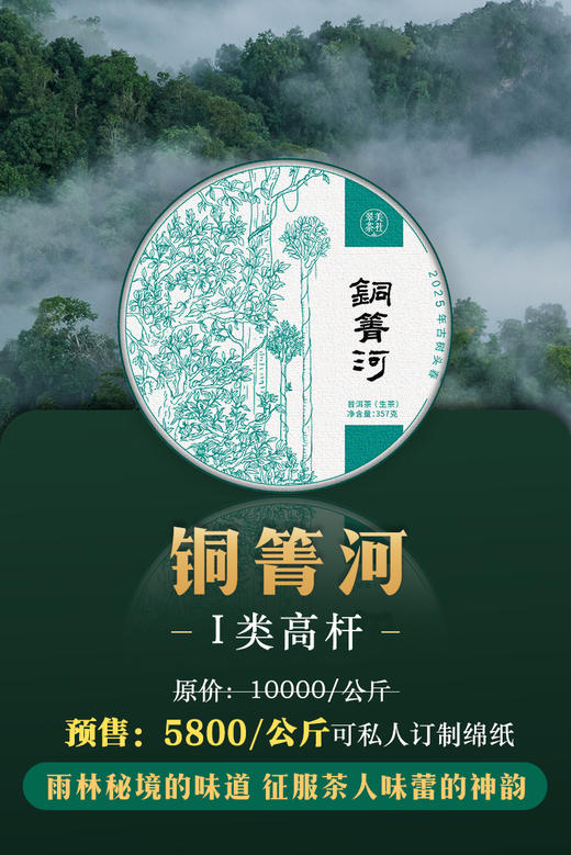 【2025铜箐河高杆】赶超薄荷塘，易武茶新贵族 商品图0