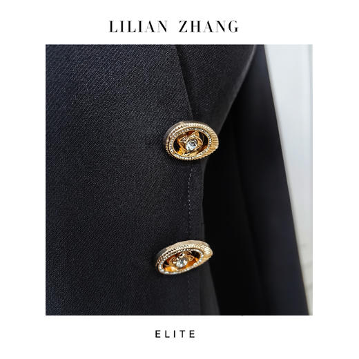 E系列-定制 ——“复古风尚”——New Look——鱼尾黑色连衣裙 2401220 商品图1