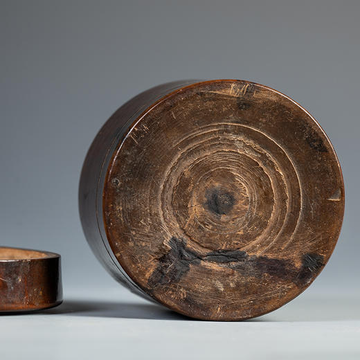 清 黄杨木圆香盒 商品图4