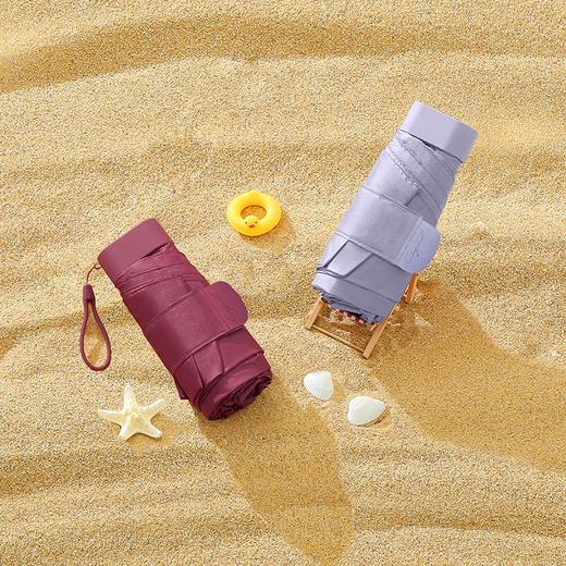 【25年升级款，动物印花】【13色可选，送便携拎包】CSOGUNUK卡片动物印花太阳伞防晒伞防紫外线女遮阳伞晴雨两用超轻折叠小巧便携雨伞便携拎包 商品图7