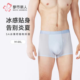 都市丽人简约基础锦纶平角冰丝平角裤FKHH02