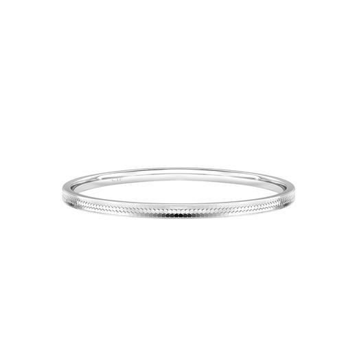 AB40397-A-X016AB0038002 周大福CHOW TAI FOOK 时尚百搭爆闪鱼鳞银手镯女送礼-AB40397 商品图0