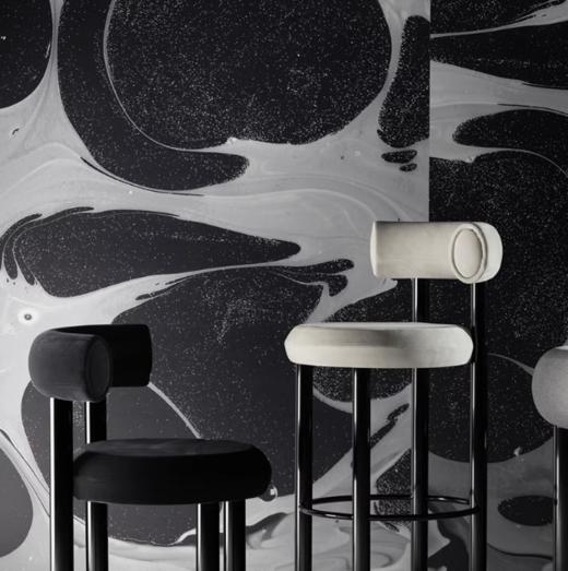 TomDixon北欧现代简约餐椅现代轻奢高级感靠背软垫椅子家用FAT 商品图1