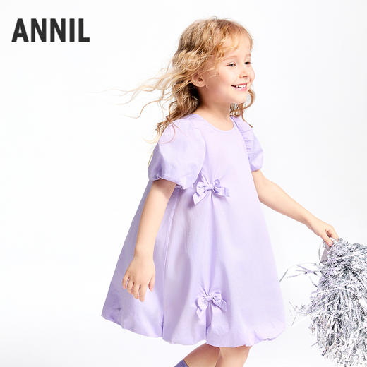 女童短袖连衣裙夏季新款安奈儿童装实体店同款XG523643 商品图1