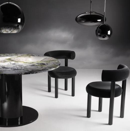 TomDixon北欧现代简约餐椅现代轻奢高级感靠背软垫椅子家用FAT 商品图3