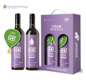 华狐森林有机紫苏籽油375ml*2（2瓶礼盒装）A-4096