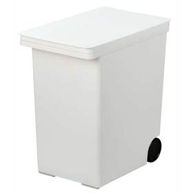 日本进口珍珠金属10公斤装大米保存桶（附1合量杯）